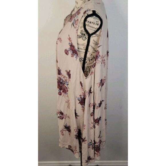 Free People Tunic Top Sz Small Tree Swing Washed Stone Combo OB413273 - Picture 4 of 9